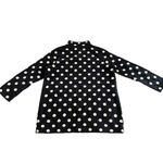 Anthropologie NWT  Field & Flower Polka Dot Wool Sweater Coat Black Petite Medium Photo 12