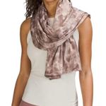 Lululemon Customizable Snap Scarf Shine Rose Gold Nulu Fabric |Rare Retired Photo 0