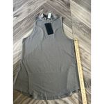 Alphalete Women's Premium Mockneck Tank - Stone Grey , Size Large Photo 6