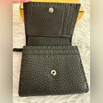 Fendi New Selleria Grey Leather Compact Wallet Photo 8