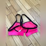 Victoria's Secret - VSX Sport - Neon Pink and Black Sports Bra Photo 3