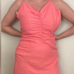 Jessica McClintock Vintage  Salmon Pink Maxi Dress Size 10 With Scarf Photo 5
