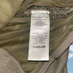 Free People  Olive Green Ruched Cropped Tank Top Photo 4