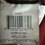 BCBGMAXAZRIA  Merlot and Black Colorblock Long Sleeve Giada Dress Size XS Photo 5