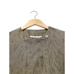 Jaeger Jaegar Linen Blend Jacket Women Size US 8/UK 12 Tan Brown Patterned Retro Vtg Photo 2