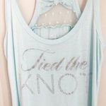 Victoria's Secret Tank Top Tied The Knot Rhinestone Wedding Bride O22 Photo 0