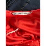 ZARA  square neck orange sleeveless fit flare cute white stars summer dress S Photo 6