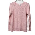 LL Bean Pink Peach Midweight Cotton Slub Rollneck Pullover Sweater SMALL Photo 1