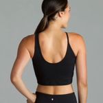 kira grace victoria strappy crop top sports bra black Photo 5