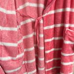 Sonoma  Plush Pink and White Robe Photo 6
