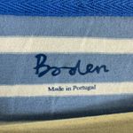 Boden 100% Cotton Blue White Striped 3/4 Sleeve Lightweight T Photo 2