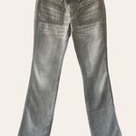 Diesel Gray Low Rise Straight Leg Denim Jeans Size 25 Photo 0