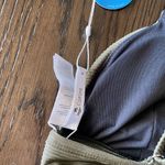 Cupshe Olive Army Green Ribbed Two Piece Swimsuit M, NWT Photo 4