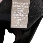 Valerie Stevens Valerie Separates Petite Leather & Wool Black‎ Vest Photo 5