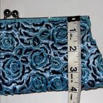 Source Unknown BLUE BEADED FLORAL KISS LOCK SHOULDER BAG SILVER CHAIN CROSSBODY STRAP GORGEOUS Photo 8