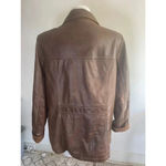 Vintage Women's Wilson's Leather Jacket Coat XL Brown Corduroy Cuffs Excellent! Photo 5