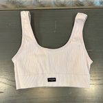 Lucky Brand Ribbed Light Pink Bralette Photo 0