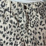 KANCAN Leopard Print Women's Shorts 97% cotton Thank Black Photo 4