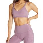 Wildfox ★ Karma Twist Back Sports Bra - Grapeade/LightIrange ★ Photo 0