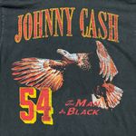 Johnny Cash The Man in Black Country T-Shirt Size Medium Photo 1