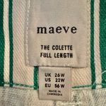 Maeve Anthropologie  Colette Striped Full-Length Wide-Leg Pants Women’s Sz 22 NWT Photo 7