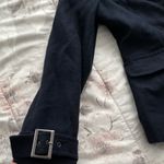 Levi's Navy Blue Wool Blend Double Breasted Pea Coat, size M Photo 11