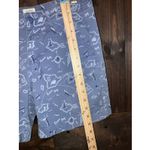 L.L. Bean Favorite Fit Shorts‎ Women Size 6 ALL OVER PATTERN BLUE Photo 4