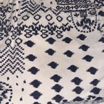 Bullhead‎ High Rise Shorts Cream/Denim Blue Size 1 Photo 3