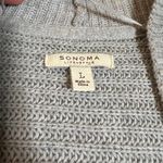 Sonoma  Open Front Knit Long Line Cardigan Size L Cozy Minimalist Casual Classic Photo 3