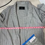 Stradivarius  casual Gray Pinstripe Blazer size XS Photo 2