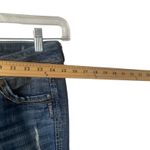 Silver Jeans Silver‎ Women's Size 26 X 31 Lola Mid Rise Medium Wash Distress Bootcut Jeans Photo 6