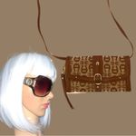 Etienne Aigner Aigner brown rim sunglasses. Photo 6