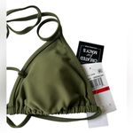 Salt + Cove Triangle Bikini Top Green Size undefined Photo 1