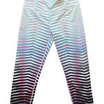 Athleta  Women's‎ High Rise Prism Chaturanga Striped Crop Leggings Size Medium Photo 0