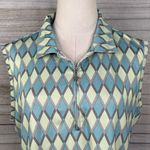 JOFIT Women's Sleeveless Golf Top Multi/Diamond Pattern Photo 1