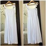 Susana Monaco  White Ruffle Jumpsuit - Sugar. Bridal White New With Tags Photo 2