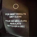 Halston Heritage  Little Black Cotton and Silk Blend Dress Size 4 Photo 6