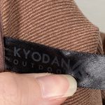 Kyodan  Outdoor Sweatshirt Size Medium Mock Neck Long Sleeve Pullover Brown Photo 2