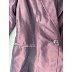 Carolina Herrera  Vintage Purple Iridescent Silk Evening Jacket Coat Size 10 Ital Photo 6