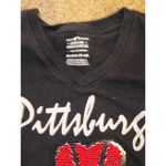 Genuine Merchandise Pittsburgh Pirates Girls Shirt Sz XS 4 5‎ Reversible Sequins Team Athletics MLB Photo 2