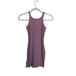 Princess Polly  Ribbed‎ Mini Dress Sleeveless Tank Mauve Women's Size 2 Photo 2
