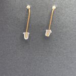 Handmade  Bronze Bird Dangle Earrings new drop nature boho birds swallow pretty Photo 2