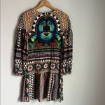 Farm Rio for Anthropologie Carlotta abstract patterned long-sleeve dress XS Photo 2