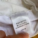 CELINE NWOT Phoebe Philo White Cotton Straight Leg Pants, Sz 34 Photo 6