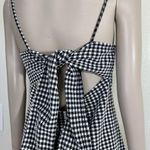 Topshop Black & White Gingham Mini Dress Photo 6