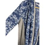 Neon Buddha Hooded Lightweight Gray & Blue Draped Front Cardigan Size Small Photo 4