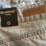 BLANK NYC NEW  Size 27 Denim Maxi Skirt Front Slit Western Light Wash Photo 5