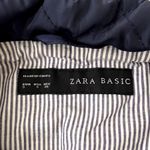 ZARA Blue Quilted Full Zip Jacket Photo 5