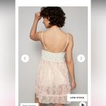 POL  Jane Ruffle Lace V-Neck Dress in blush Photo 1