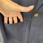 Etienne Aigner Blazer Jacket Women's Sz 10 Navy Blue Double Breasted Old Money Photo 5